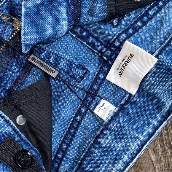 NWT Burberry Toddler Uni-Sex Japanese Denim Jeans - Picture 7 of 11
